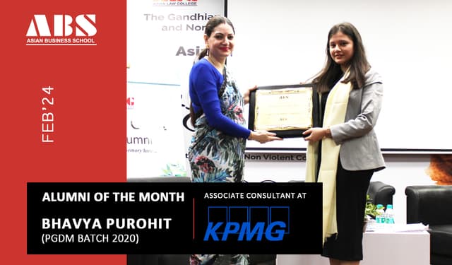 ABS ALUMNI OF THE MONTH FEB’24